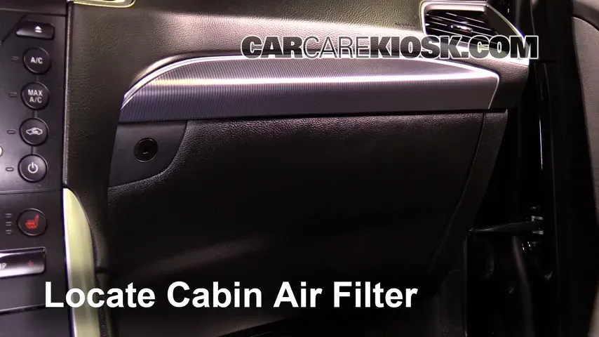 2016 Ford Edge Titanium 2.0L 4 Cyl. Turbo Filtre à air (intérieur)